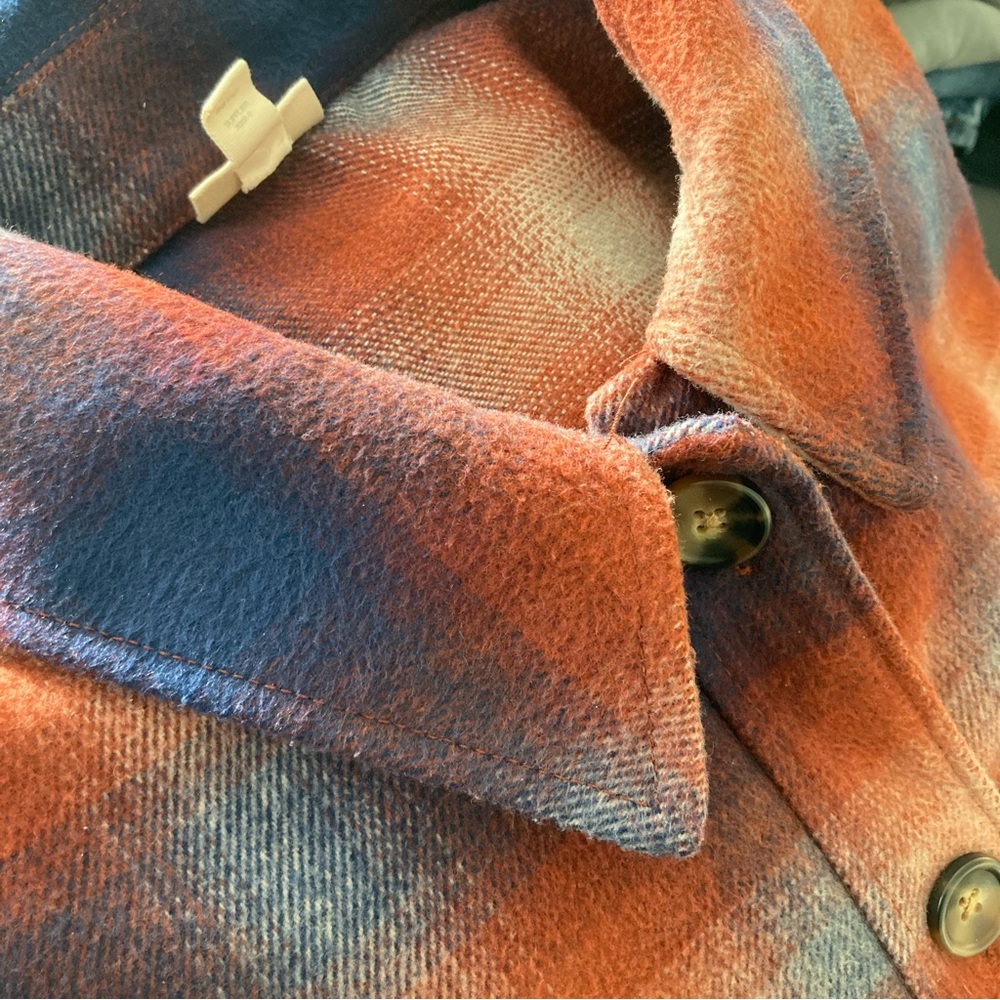 A.N.A Plaid Button-Up Shirt Jacket